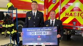 hasiči šek